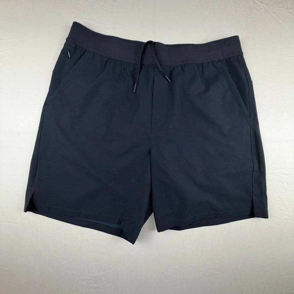 Public Rec All Day Every Day Shorts Mens 36 Black‎ Solid Athletic Casual 7.5